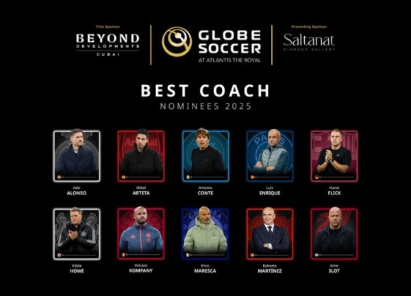 Candidates for the Best Coach of the World Football Award: Alonso, Enrique, Arteta and Kompany are on the list
