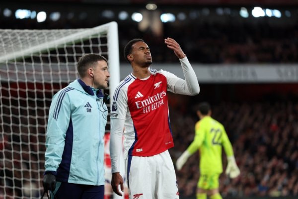 ESPN: Gabriel will be out for at least a month and will miss games against Tottenham, Bayern and Chelsea